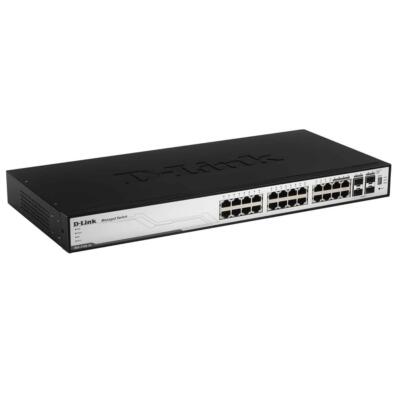 D-Link 24 Port Network Switch Managed L2 1U Black DGS-3100-24