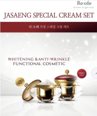 Re:ofe Return to 20's Face Jasaeng Day and Night Cream Set (50g +
