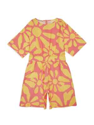 Marni Girl's Floral Print Playsuit jumper Tuta 4Y 4 year New with tags $250
