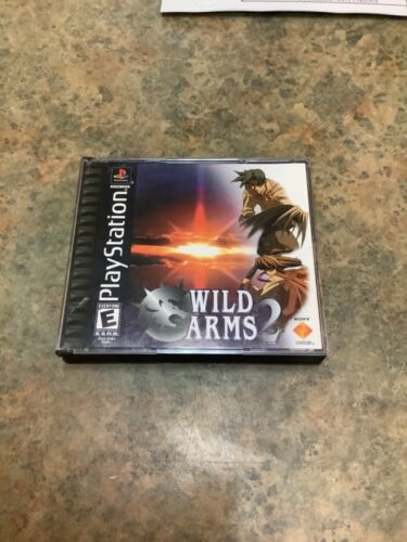 Wild Arms 2 for Sony Playstation 1 PS1 Complete In Case Near Mint Shape - Afbeelding 1 van 3