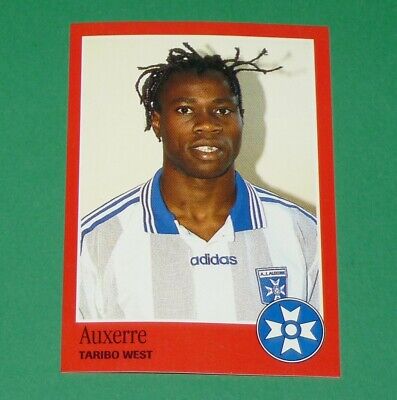 N°11 TARIBO WEST AJ AUXERRE AJA ABBE-DESCHAMPS PANINI FOOT 97 ...