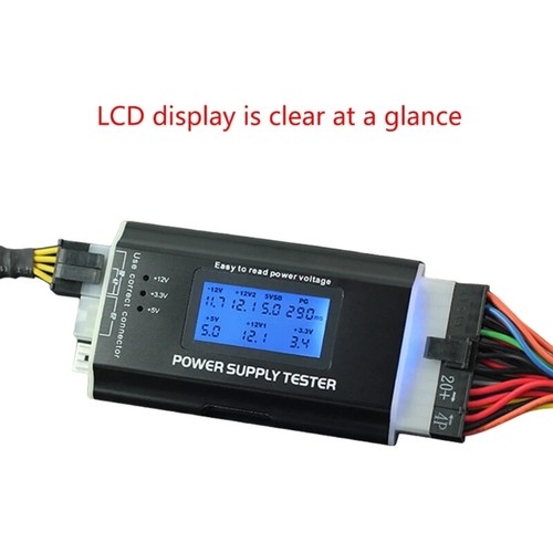 BTX ITX Power Supply Tester 20 24 Pin LCD Diagnose With LCD Readout Quick - Photo 9/24