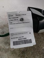 2017 Subaru Forester Left Door Mirror Assembly White Oem 674147 107k Miles 2017 Subaru Forester Left Door Mirror Assembly White Oem 674147 107k Miles