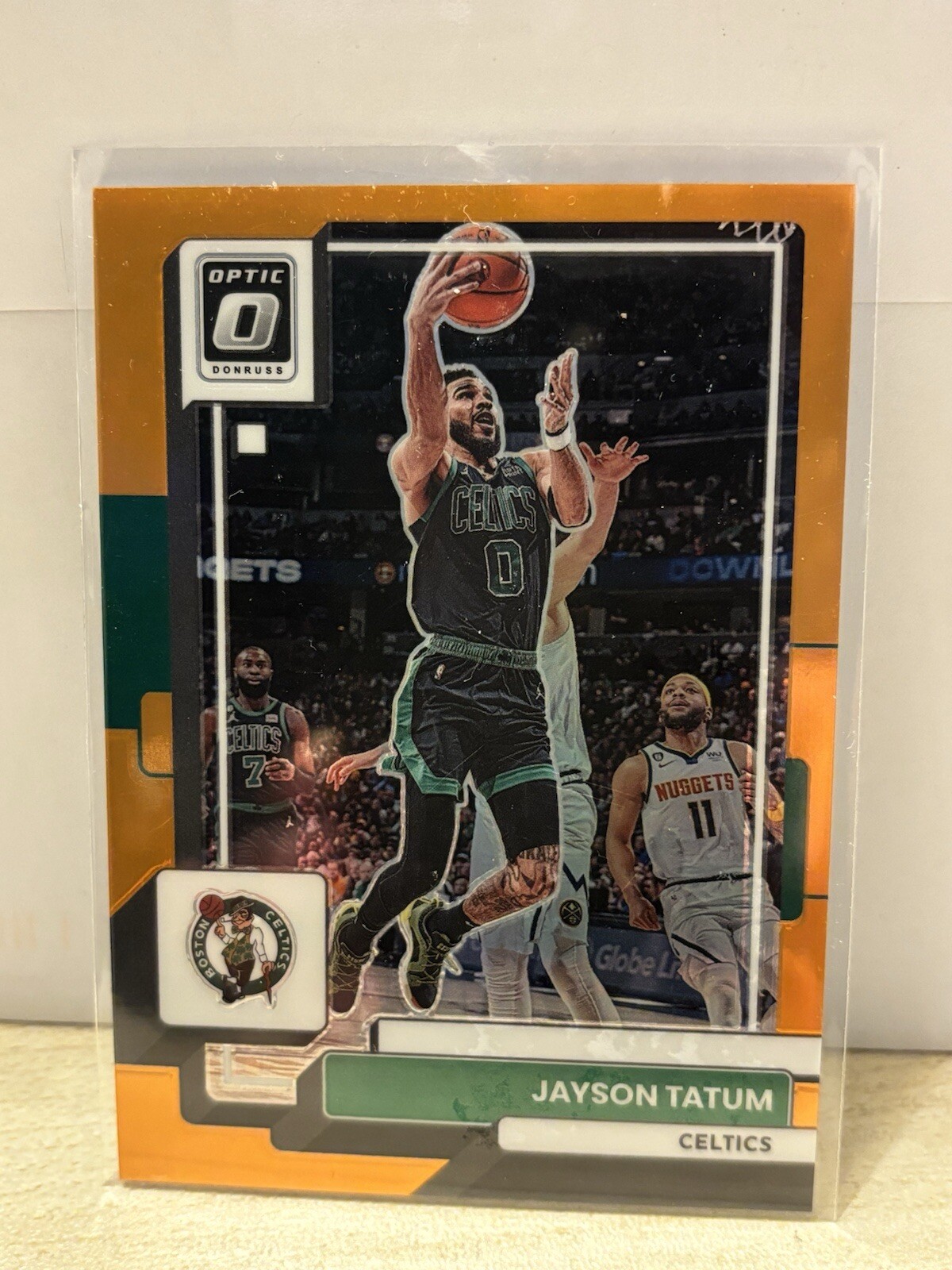 2022-23 Panini Donruss Optic - Jayson Tatum - #8 - Orange Prizm - /199