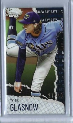 2021 Topps Rip Tyler Glasnow Mini /40 #MRIP-TG Rays! | eBay