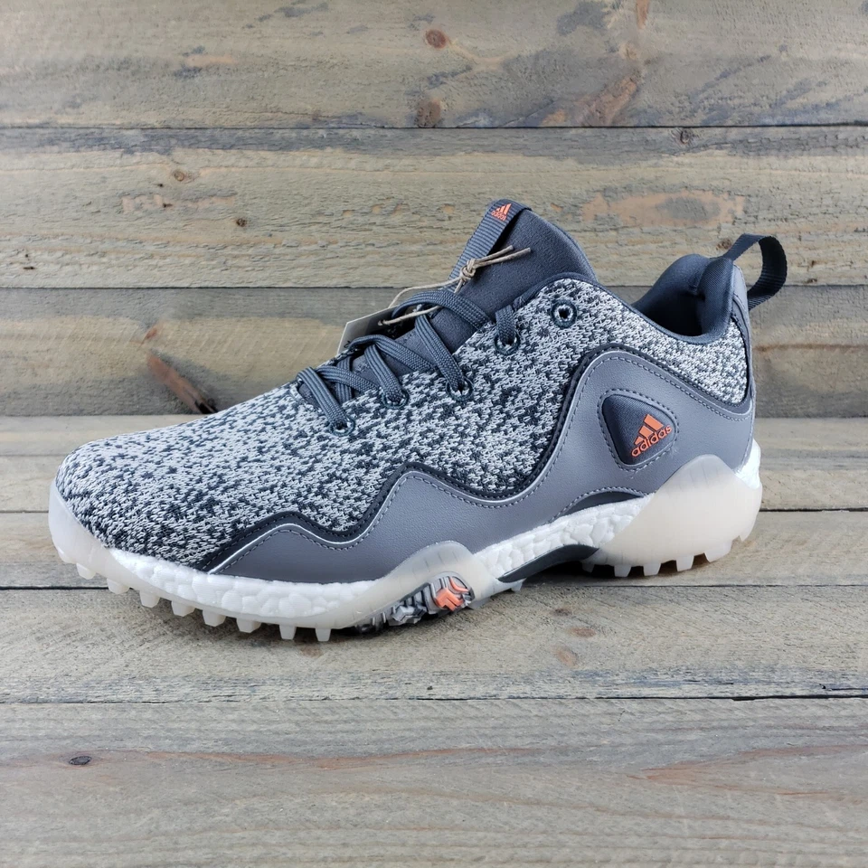 Zapatos de golf Adidas CodeChaos 21 Primeblue para hombre gris cinco/naranja/blanco talla 8 nuevos en caja Foto 3 de 4