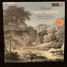 EMI ASD 322 - SCHUBERT Trout Quintet MENUHIN & AMADEUS QUARTET - LP SEMI-CIRCLE