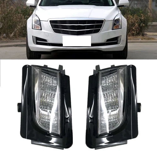 1 par de luces antiniebla delanteras diurnas diurnas para Cadillac ATSL 2013-2018 - Imagen 1 de 7
