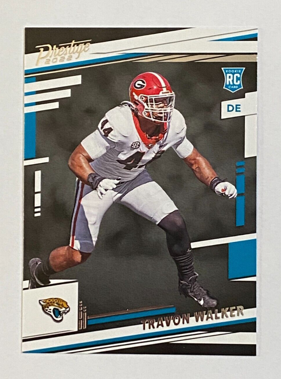 2022 Panini Prestige Rookie Card #337 Travon Walker Jacksonville Jaguars