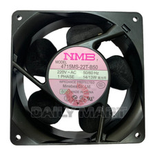 New In Box NMB Fan 4715MS-22T-B50 Cooling Fan AC 220V 14/13W