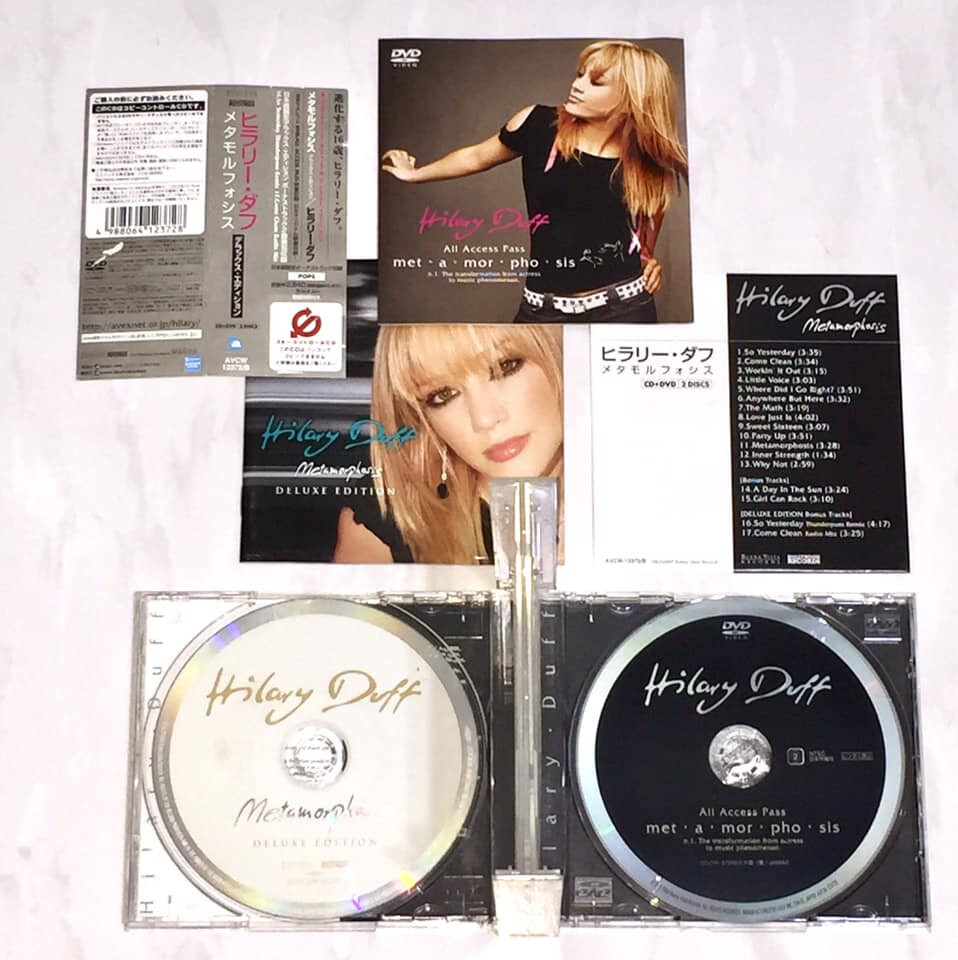 Hilary Duff 2004 Metamorphosis Japan OBI Deluxe Edition CD+DVD +