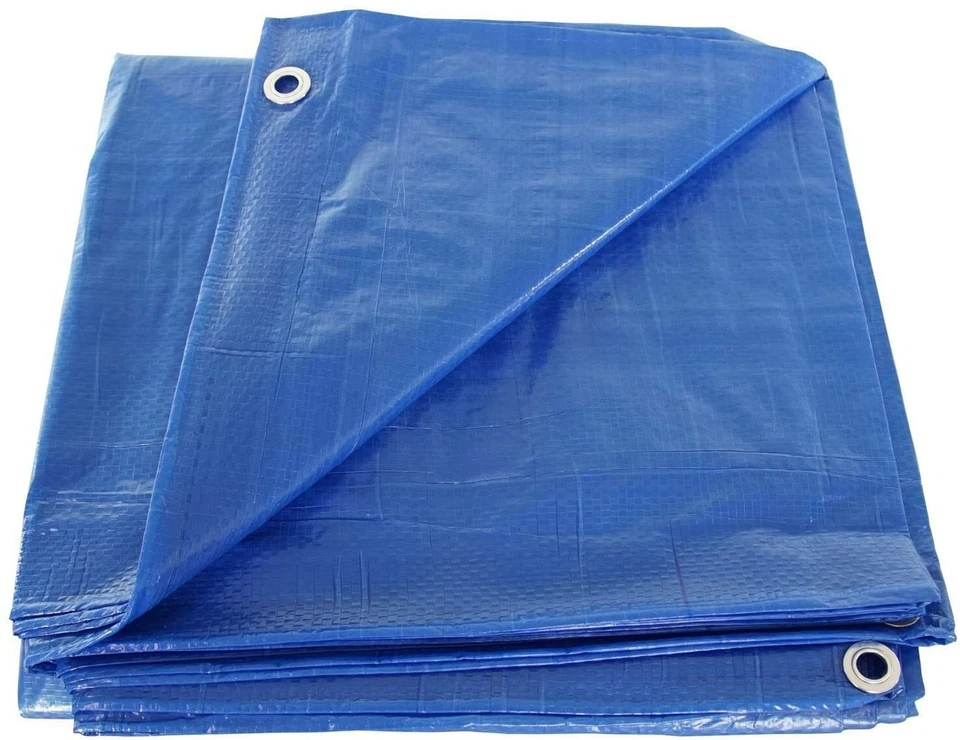 PLINE TARPS P-Line All Purpose Heavy Duty Blue Tarps Water Proof (Many Sizes Available) Tarp