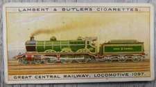 World's Locomotives Great Central 8/50 Vintage Imperial Tobacco Co Trading Card