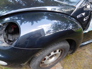 VW New Beetle Cabrio 1Y, Kotflügel vorne links Ez 2004, schwarz LC9Z