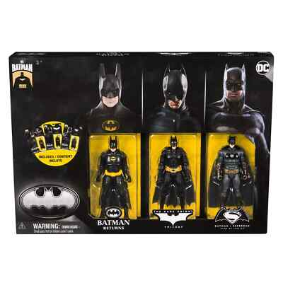 DC Comics Batman 85th Anniversary Action Figuren Sammlerstück + GRATIS 3 x Batarang