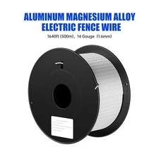 Electric-Powered Fence Wire 1640ft Aluminum Magnesium Alloy Wire 14 Gauge 1.6mm
