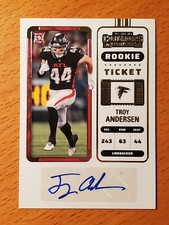 2022 Contenders Rookie Auto #175A Troy Andersen Montana State Falcons B
