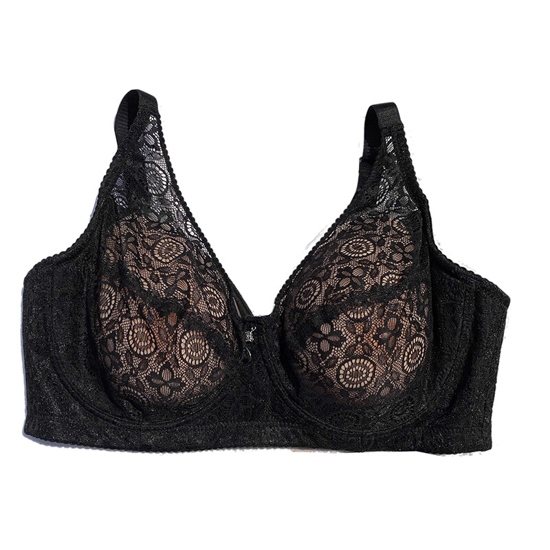 See-through Pocket Bra for Breast Forms Mastectomy Sexy Lace Transgender Bra