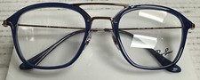 NEW Ray Ban RB 7098 5727 Unisex Blue/Bronze Eyeglasses Frames 50-21-145