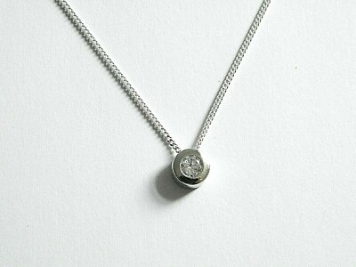 GOOIX Damen Halskette 925 Sterlingsilber 45 cm mit funkelnden Kristall Trendig