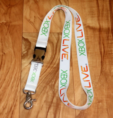 Xbox Live Xbox 360 very rare promo Lanyard / Key Holder