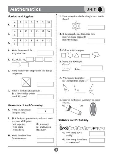 Excel Basic Skills - English and Mathematics Year 3 Age 8 - 9 - Picture 7 of 11