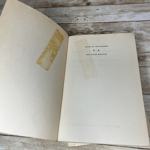 Lot 2 - Martin Buber - Tales of the Hasidim Later Masters & Early Masters 1961 - Foto 7 di 16