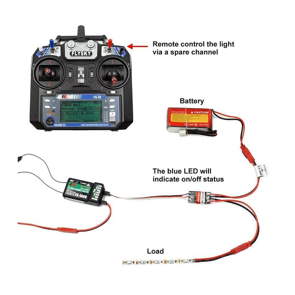 RC Remote Controlled AUX on/Off Electronic Switch JST & пф RC Remote Controlled AUX on/Off Electronic Switch JST & пф