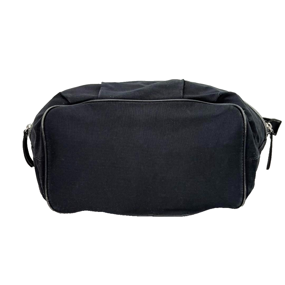 BURBERRY ブルーレーベル Burberry Blue Label Handbag Cotton Leather Horse Logo
