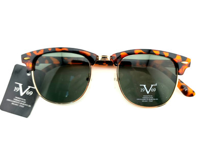 VERSACE 1969 LLV2002T C1 TORTOISE UNISEX AUTHENTIC FULL RIM SUNGLASSES 48-19-147