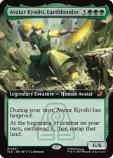 2025 MTG TLE - Avatar Kyoshi Earthbender Extended Art (#201, Foil, M, Near Mint)