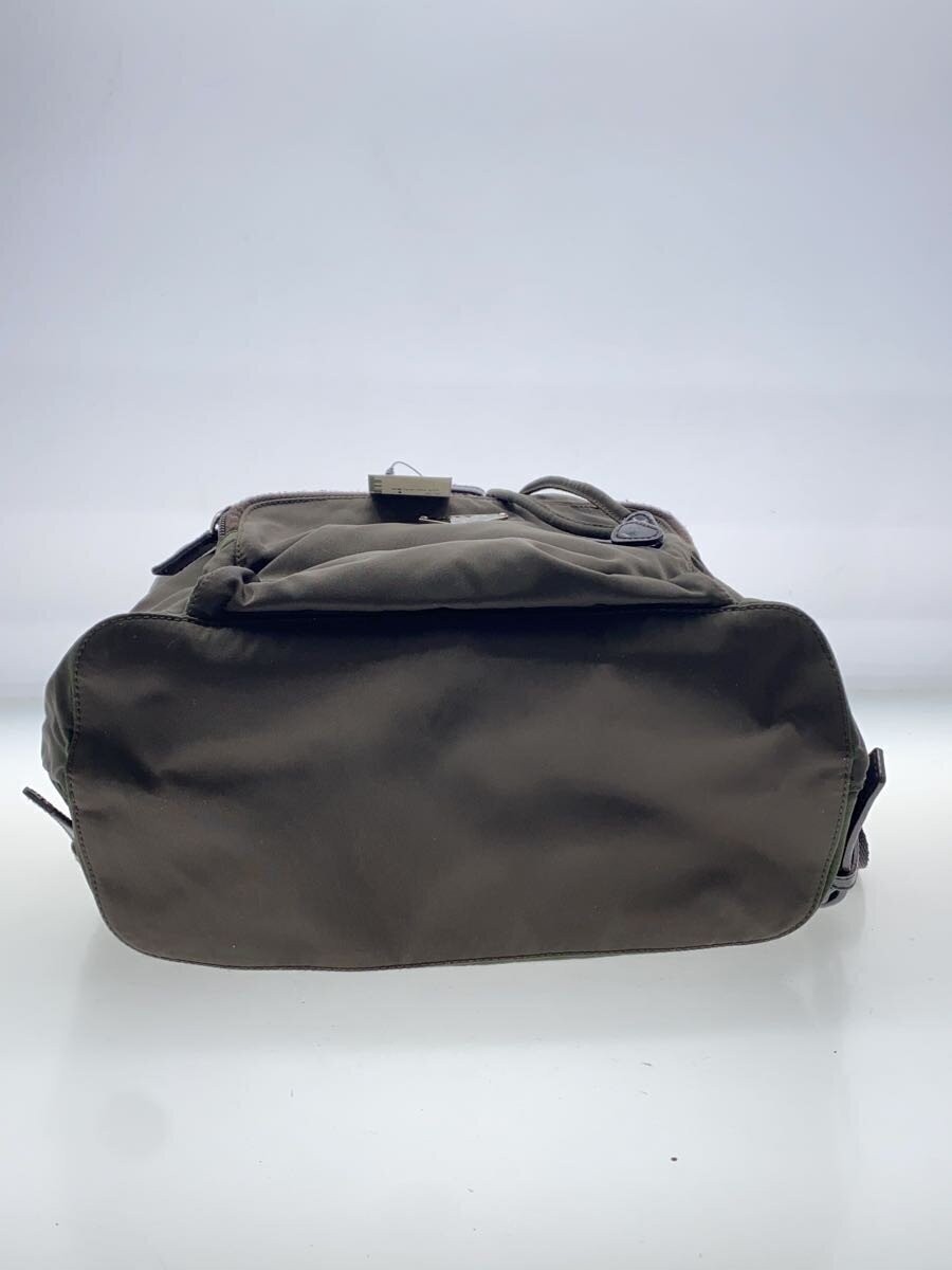 PRADA Backpack Nylon KHK Solid - image 4