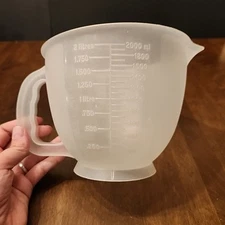 Vtg TUPPERWARE Mix N Store 8 Cup 2 Qt Measuring Bowl Pitcher 500-7