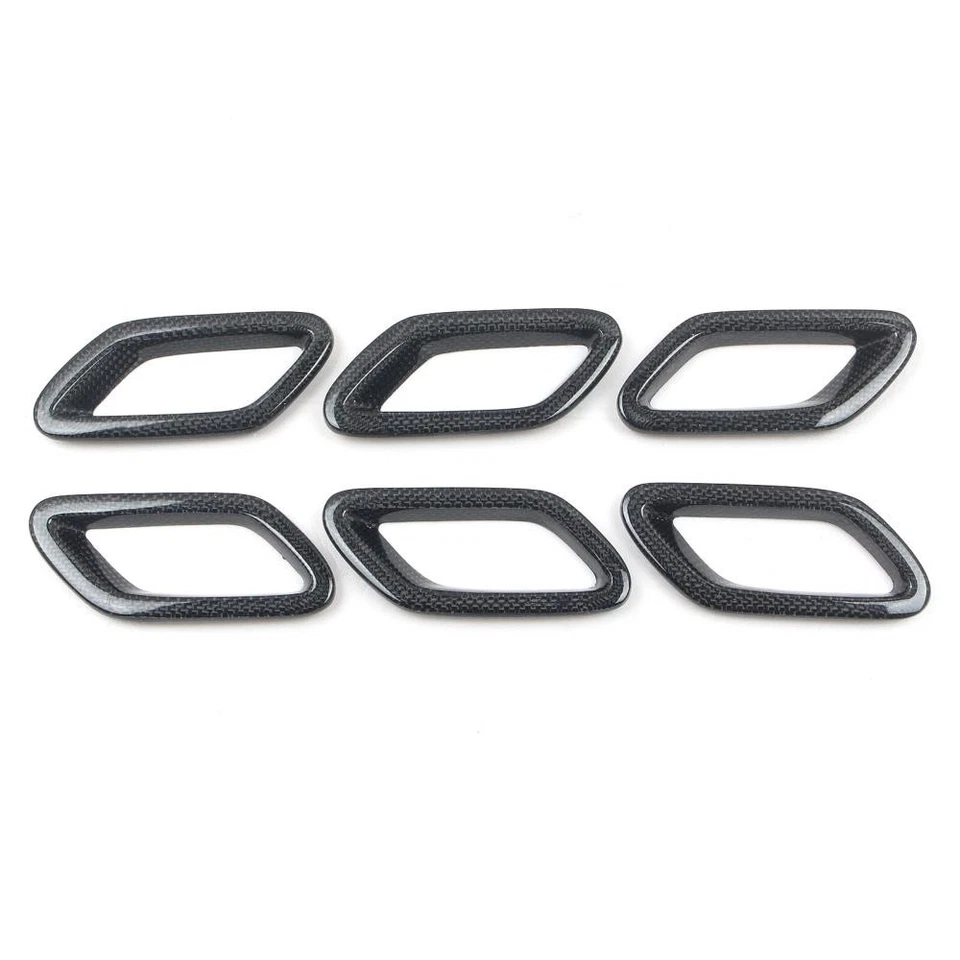 2007-15 Carbon Fiber Side Air Intakes For Maserati Granturismo Grancabrio Gt Gts Foto 2 de 4