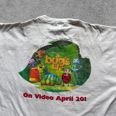 Vintage Disney Pixar A Bug s Life Movie Promo Shirt Size XL 90s