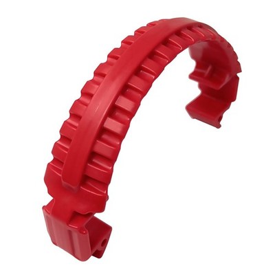 Cam Arm Safety Lock for 3'' Cam and Groove Fittings, Red Poly, 30SBL