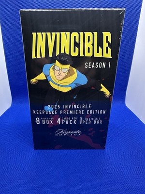 2025 Invincible Keepsake Premiere Edition Blaster Box Factory Sealed 1 Relic/Box