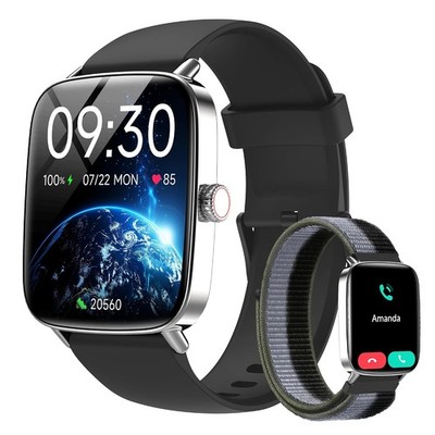 Smartwatch Herren Damen 1,85 Zoll Fitnessuhr mit Puls