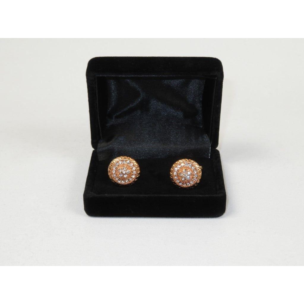 Модные мужские запонки от JValintin Из СеребраЗолота С кристаллами JVC-12 8690₽