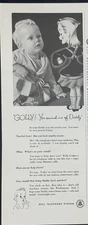 Magazine Ad* - 1943 - AT&T / Bell System - World War 2 - You remind of Daddy