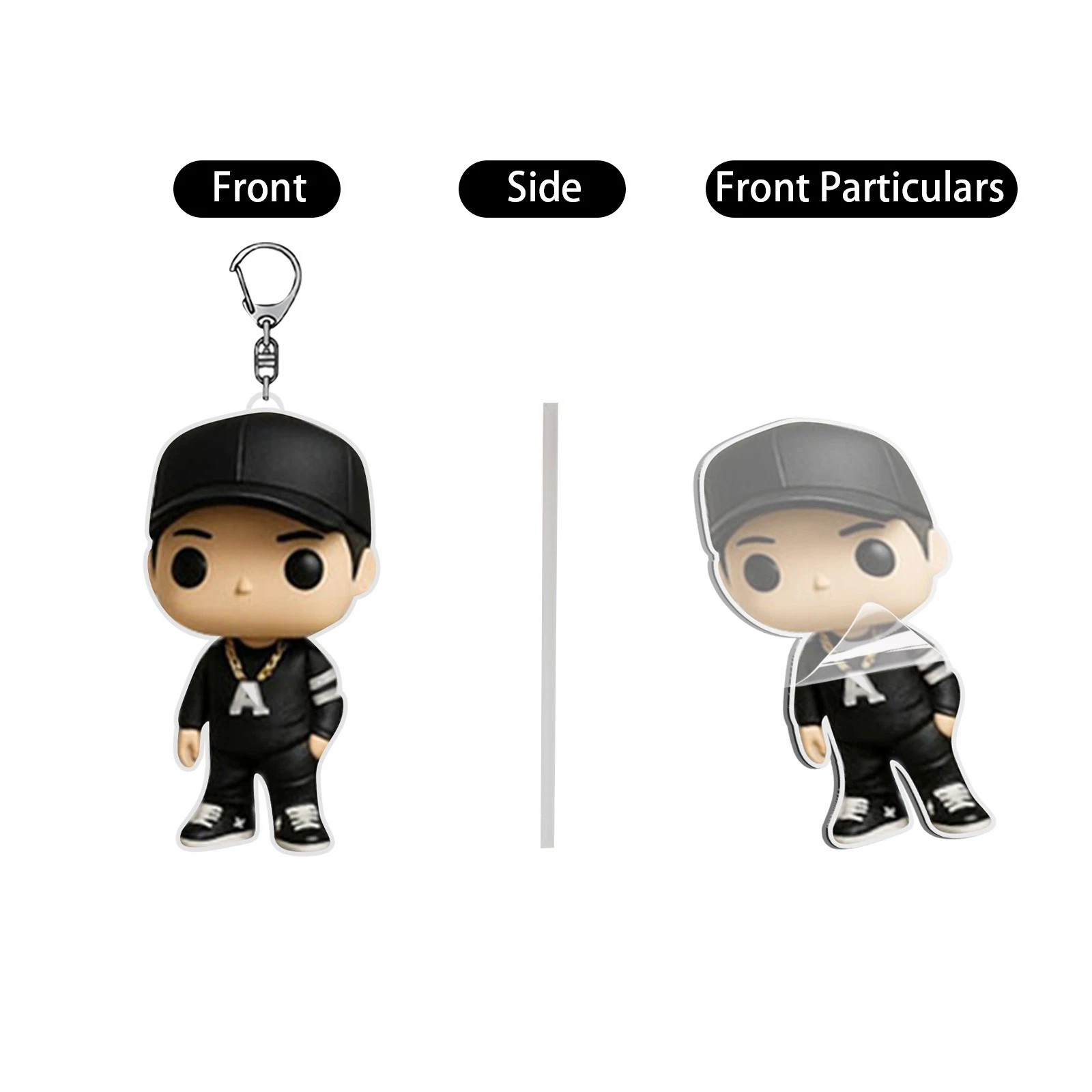 Acrylic Advent Calendar Blind Box 2025 with 24 BTS Hanging Ornaments and Keychains