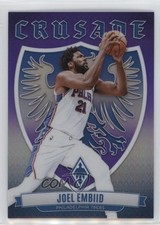 2023-24 Panini Phoenix Crusade Purple 59/75 Joel Embiid #10 0oz9