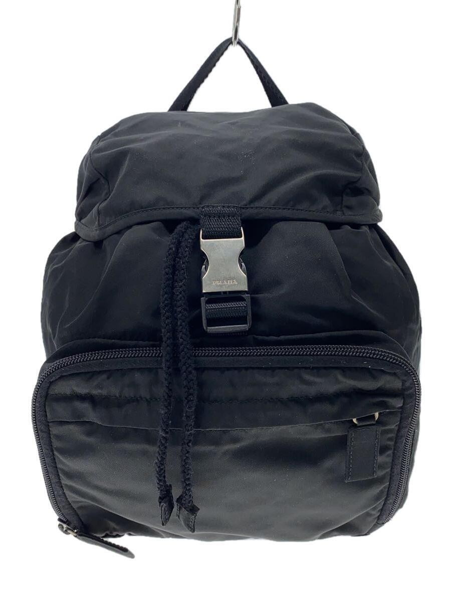 PRADA Backpack Nylon BLK Solid - image 1