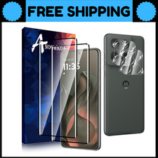 2 Pack Designed for Motorola Edge 2025 3D Screen Protector 2 Pack Moto Edge