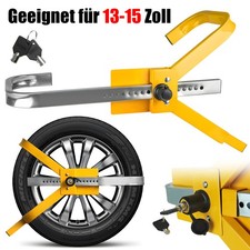 Wegfahrsperre Wohnwagen Stahl Radkralle Auto PKW Parkkralle Diebstahlsicherung