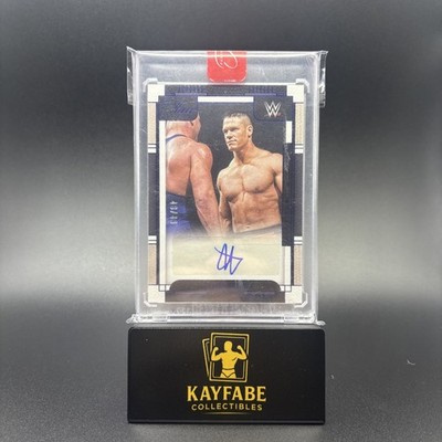 2024 Panini Three Count WWE Timeless Moments John Cena Purple Auto /49 Sealed
