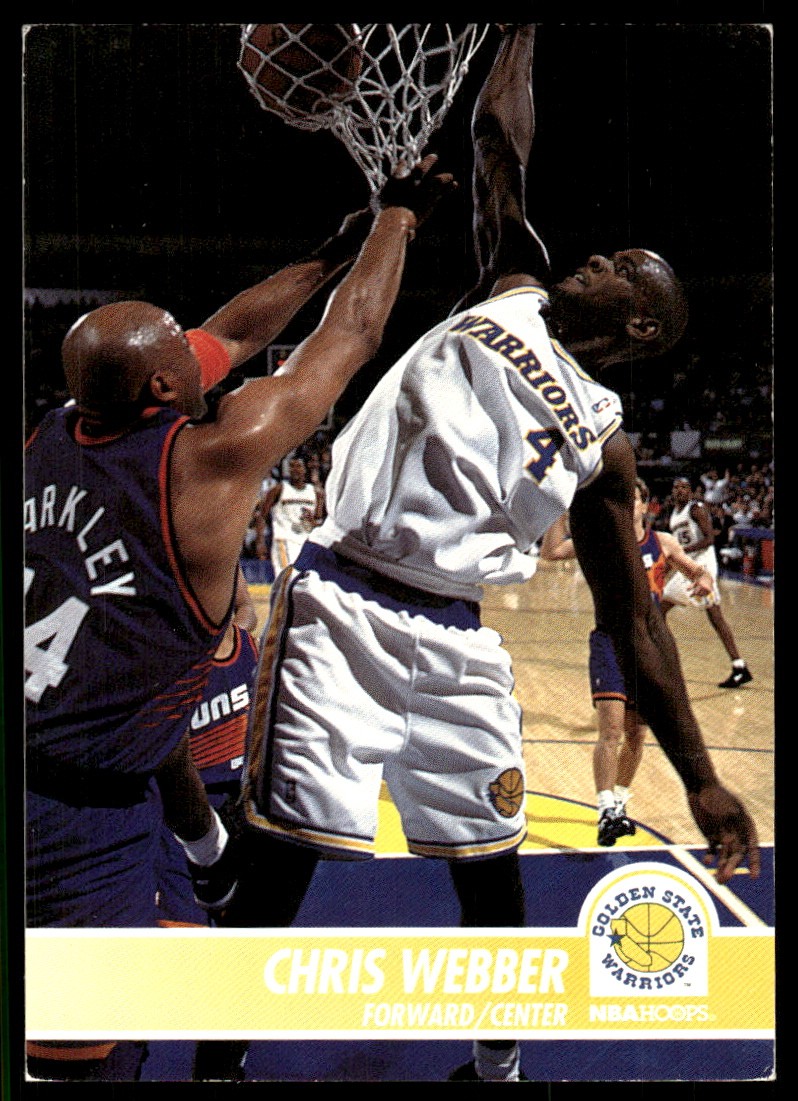 Chris Webber 1994-95 Hoops #71 Warriors NBA READ FREE SHIPPING AutographDen