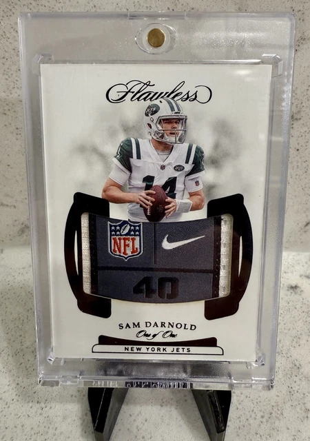 2018 Sam Darnold Flawless Rookie RC Laundry Jersey Tag 1/1 One Of One 🔥🔥