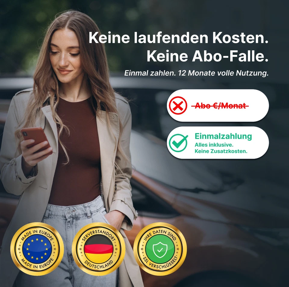 12 Monate Nutzung inkl. – Cynatix GPS-Tracker für Auto – sofort einsatzbereit - Bild 2 von 4
