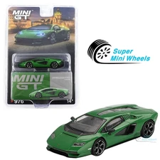 Mini GT 1:64 Lamborghini Countach LPI 800-4 Verde Medio #976